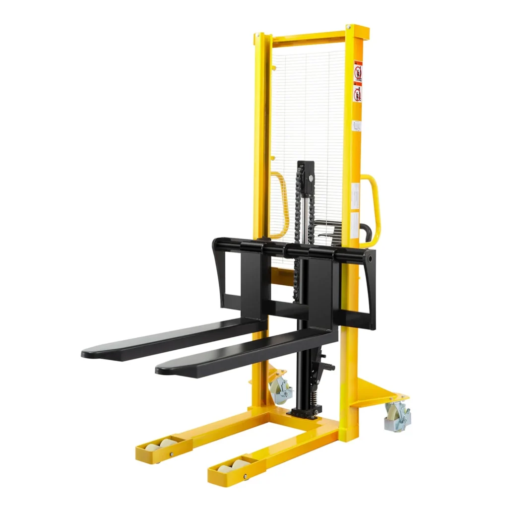 xilin manual pallet stacker 2200lbs capacity 63 lift fixed legs 485